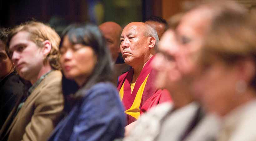 people listening to lecture