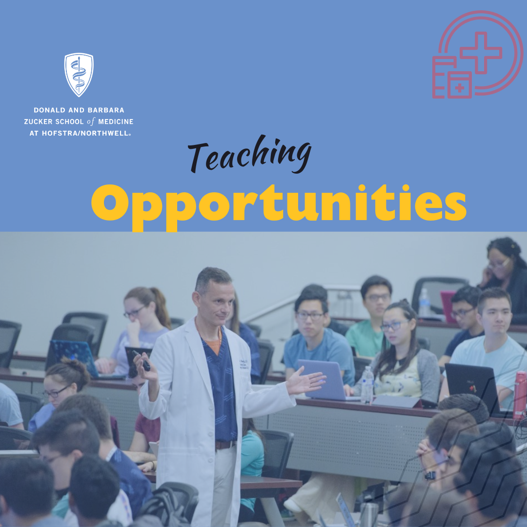 Teaching Opportunities - Faculty